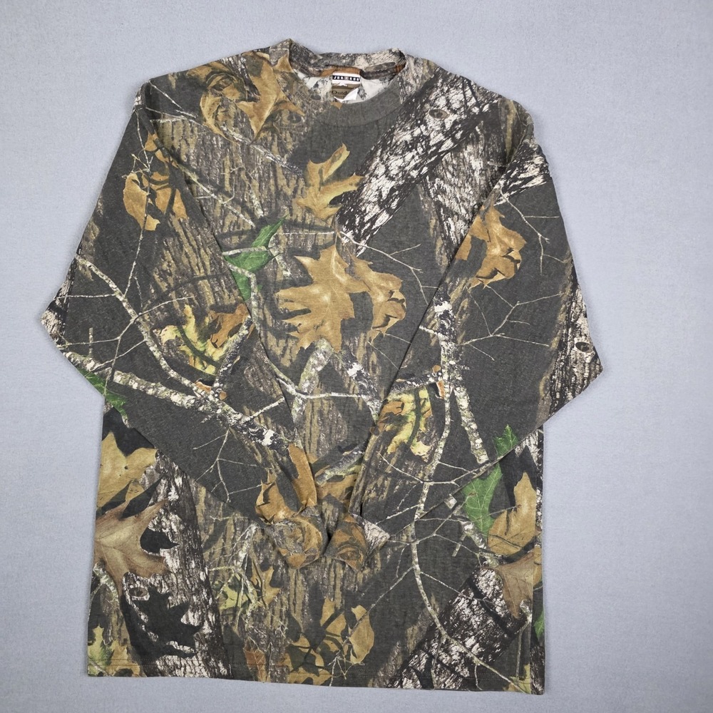 Mossy Oak Shirt Mens 2XL Break Up Camo Bottomland Hunting Vtg Jerzees Outdoors - Picture 2 of 11